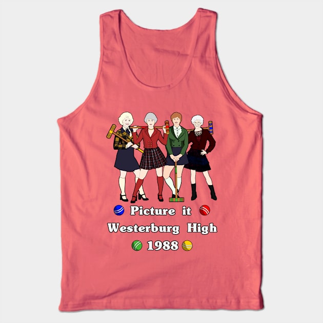 Heathers x Golden Girls Tank Top by Aurii